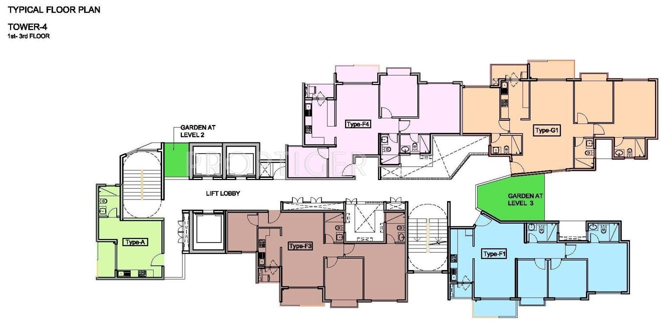 nikoo homes v Images for Cluster Plan of Bhartiya Nikoo Homes