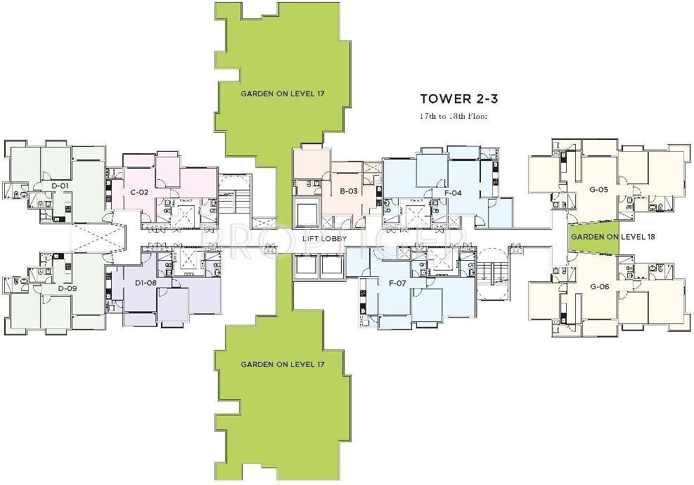 nikoo homes v Images for Cluster Plan of Bhartiya Nikoo Homes