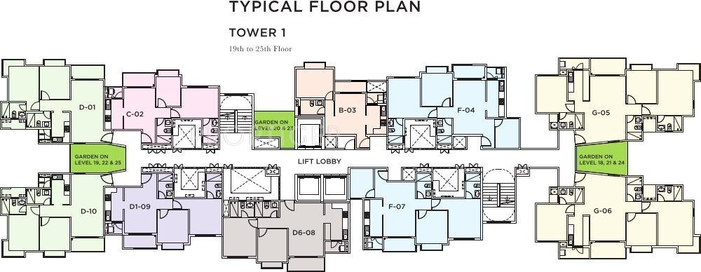 nikoo homes v Images for Cluster Plan of Bhartiya Nikoo Homes