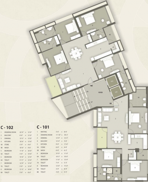 Images for Cluster Plan of Zodiac Aarish