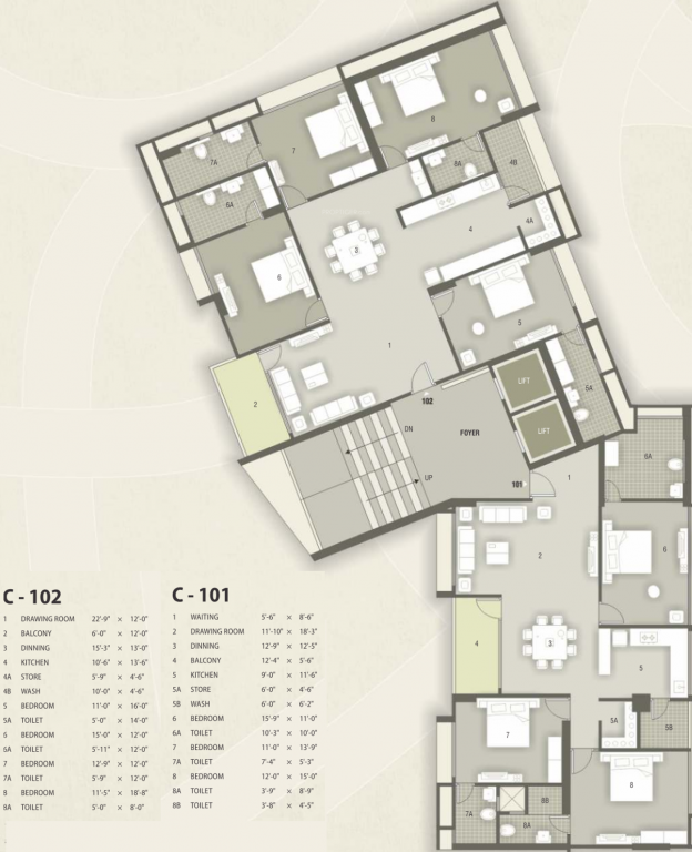 Images for Cluster Plan of Zodiac Aarish