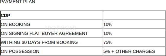Images for Payment Plan of Amrapali Platinum Payment Plan