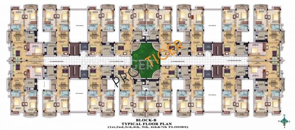 Images for Cluster Plan of Sree Nivas Towers Images for Cluster Plan of Sree Nivas Towers