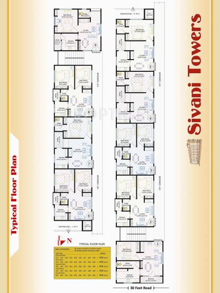 Images for Cluster Plan of Sivani Developers Sivani Towers Images for Cluster Plan of Sivani Developers Sivani Towers