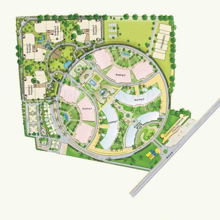  residency Images for Master Plan of Shapoorji Pallonji Residency