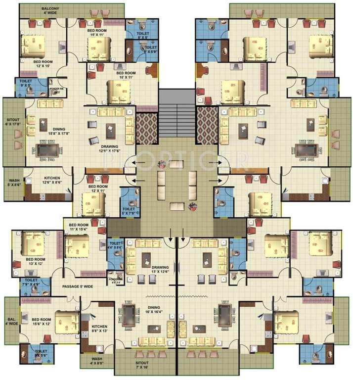 Images for Cluster Plan of Meenakshi Meenakshi Planet City