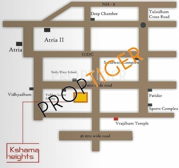 Location Plan Parshva Group Kshama Heights Location Plan