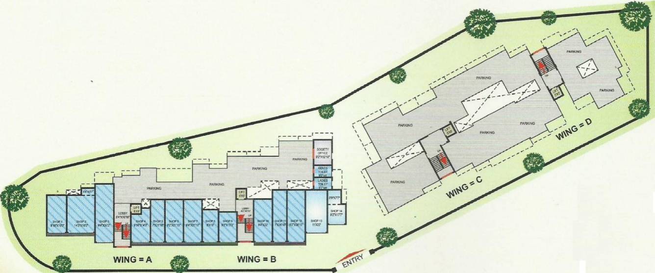 Images for Layout Plan of Mangalmurti Darshan