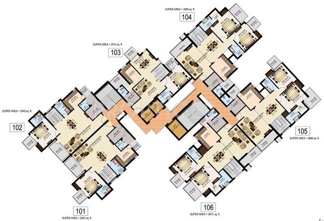 Images for Cluster Plan of Sidhartha NCR Lotus