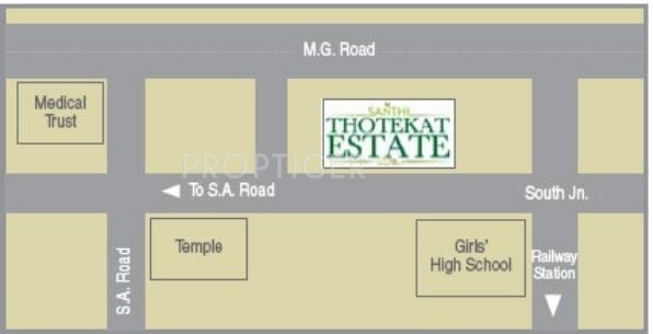 Images for Location Plan of Santhi Thotekat Estate