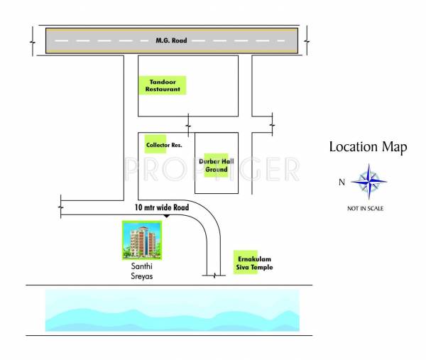 Images for Location Plan of Santhi Sreyas Images for Location Plan of Santhi Sreyas