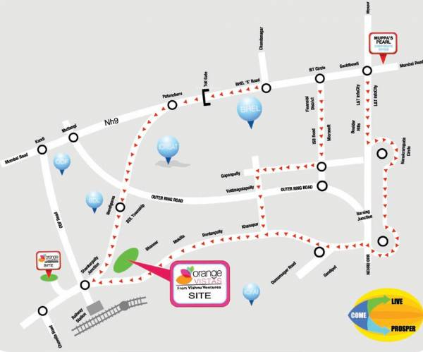 Images for Location Plan of Vishnu Orange Vistas