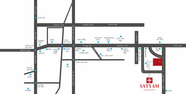 Images for Location Plan of Rinkesh Satyam Bungalows