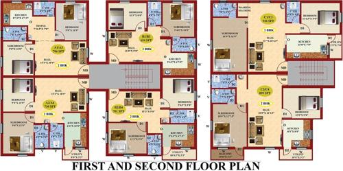 Images for Cluster Plan of JMM Bell Flower Apartments Images for Cluster Plan of JMM Bell Flower Apartments