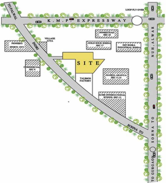 Images for Location Plan of RBC Greater Gurgaon Sohna Sector 12