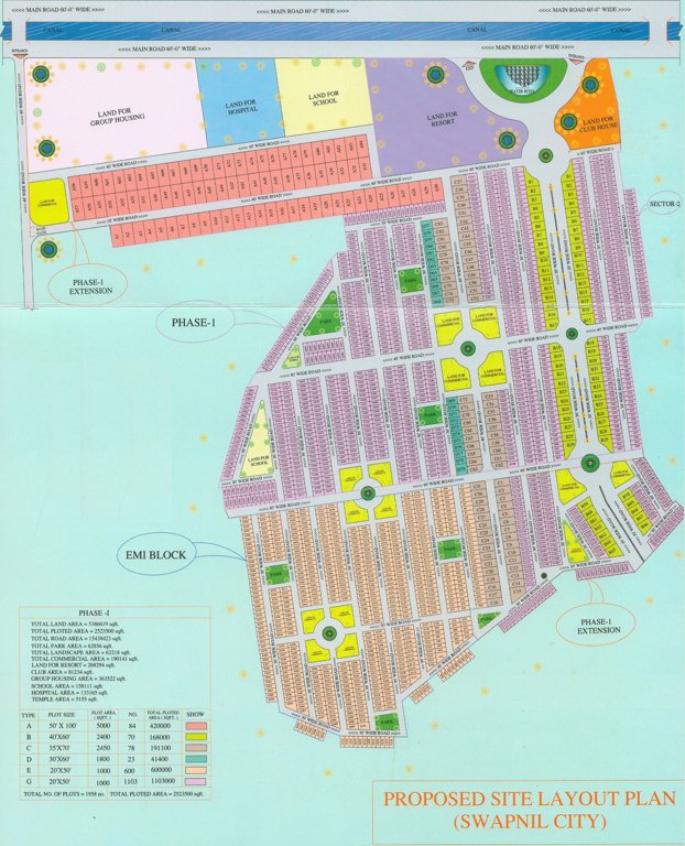 Images for Master Plan of Swapnil Swapnil City