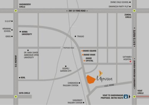  upvan Images for Location Plan of Sambhavnath Upvan