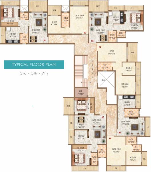 Images for Cluster Plan of Raj Tulip