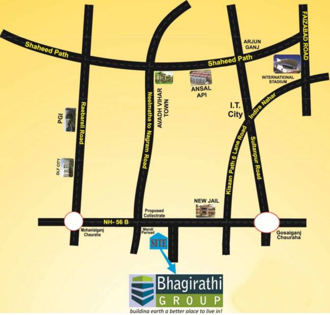 Images for Location Plan of Bhagirathi City Plots