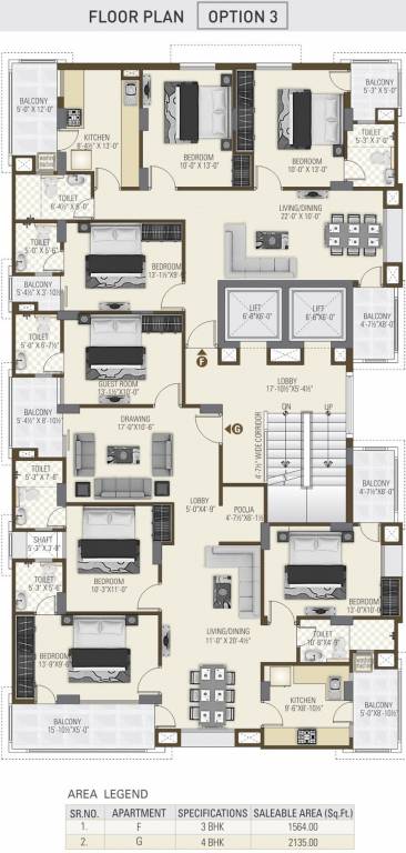 Images for Cluster Plan of Alliance Amrit Apartment
