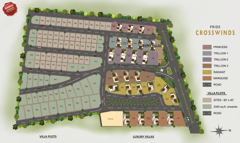 Images for Layout Plan of Pride Crosswinds Villa Plots