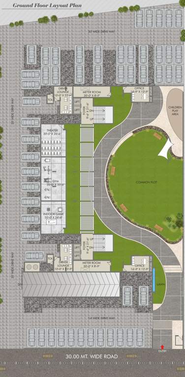 Images for Layout Plan of Satyamev Elysium