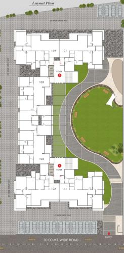 Images for Layout Plan of Satyamev Elysium Images for Layout Plan of Satyamev Elysium