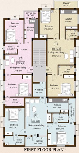 Images for Cluster Plan of Naveen Ajilin Castle