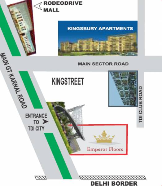 Images for Location Plan of TDI Emperor Floors
