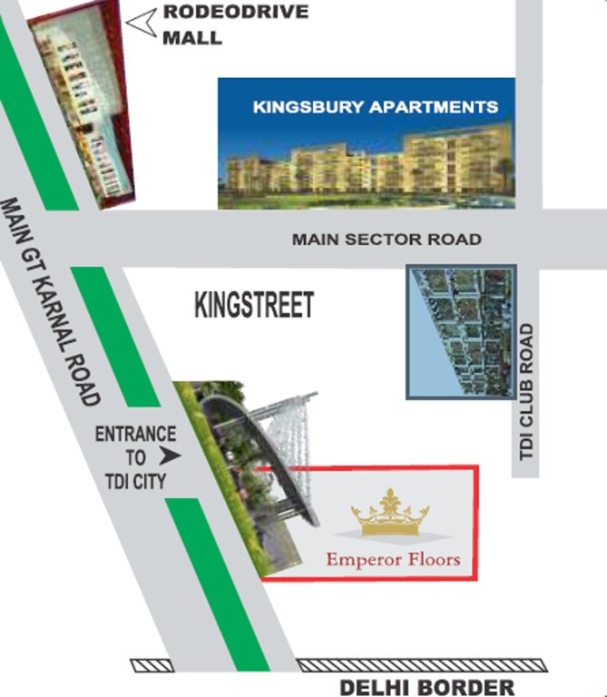 Images for Location Plan of TDI Emperor Floors