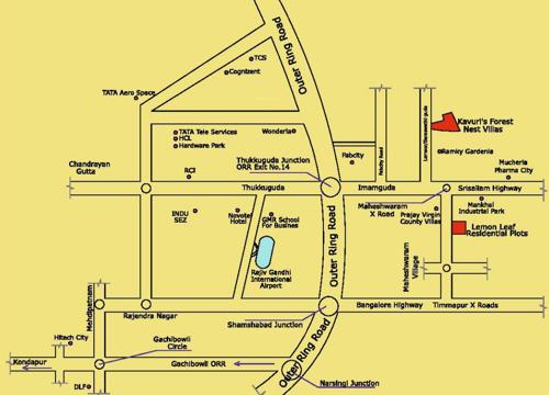  forest-nest Images for Location Plan of Kavuri Forest Nest