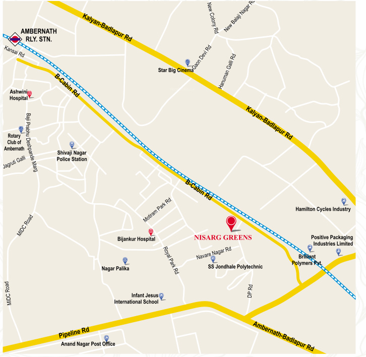 greens Location Plan