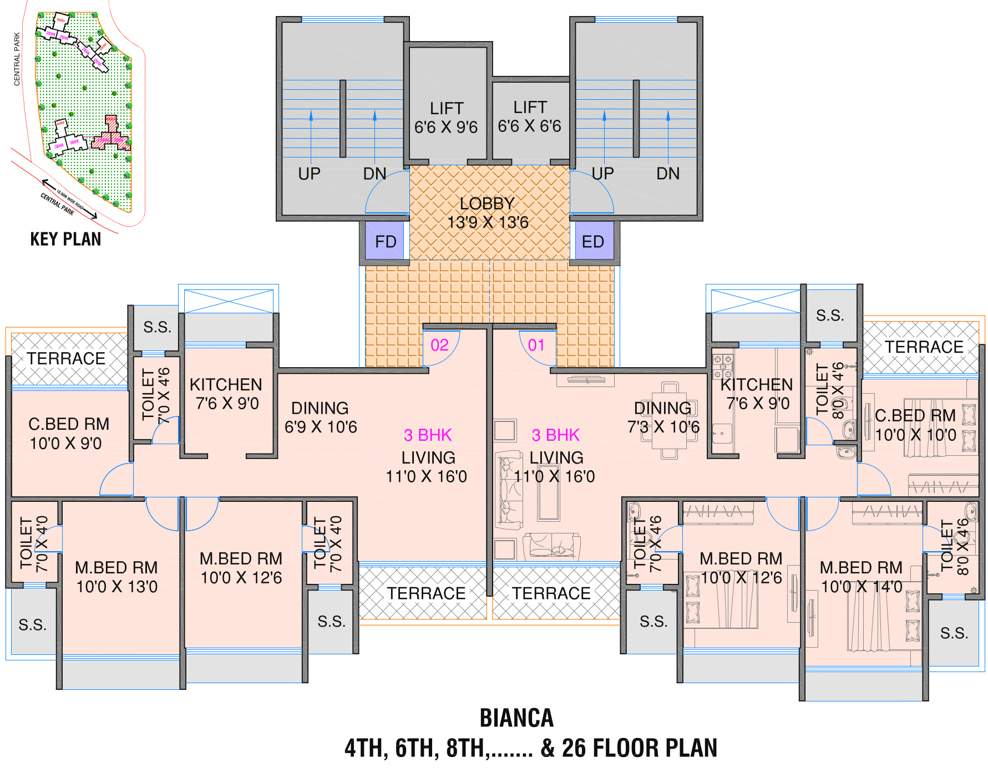  delta central Images for Cluster Plan of Balaji Delta Central