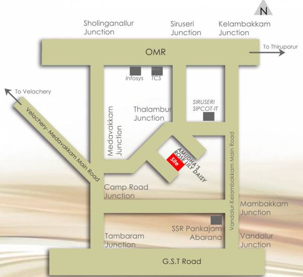 Images for Location Plan of Amudha Rose Lilly And Daisy