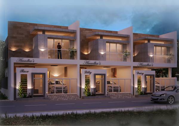 Images for Elevation of Amudha Rose Lilly And Daisy