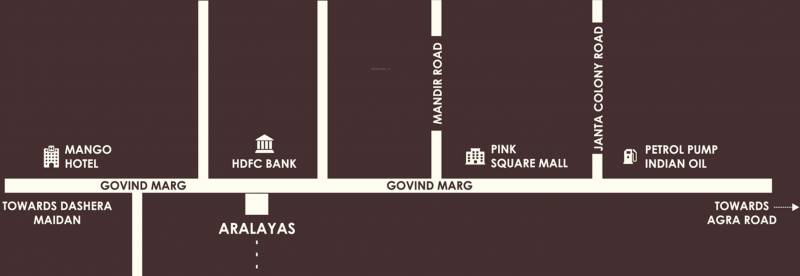  aralyas Images for Location Plan of Ridhiraj Aralyas