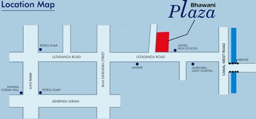  plaza Images for Location Plan of Bhawani Bhawani Plaza