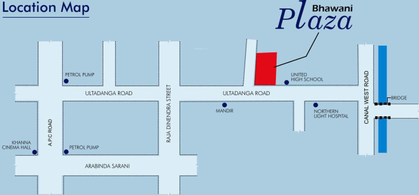 plaza Images for Location Plan of Bhawani Bhawani Plaza