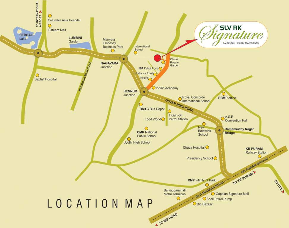 rk signature Images for Location Plan of SLV RK Signature