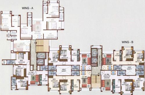 Images for Cluster Plan of KJ Takshashila Apartments