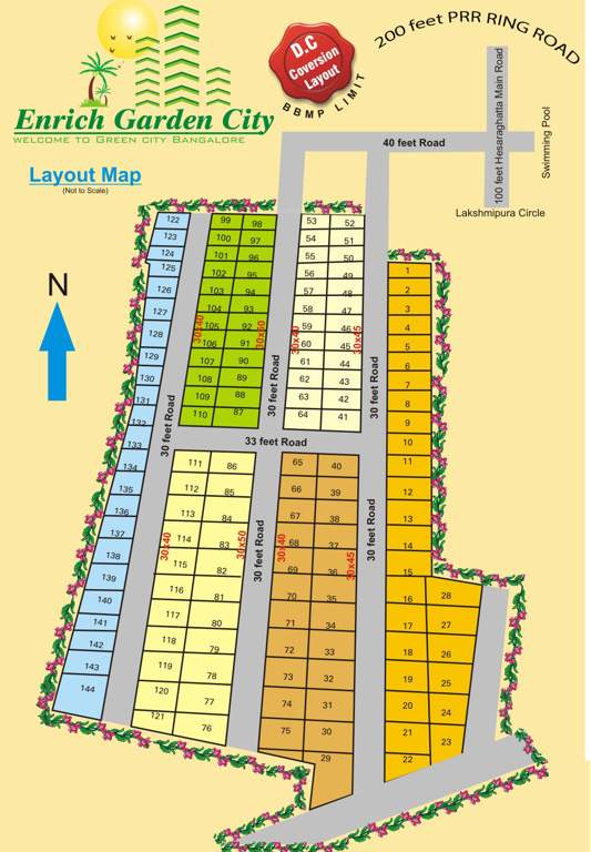  garden city Images for Layout Plan of Enrich Garden City