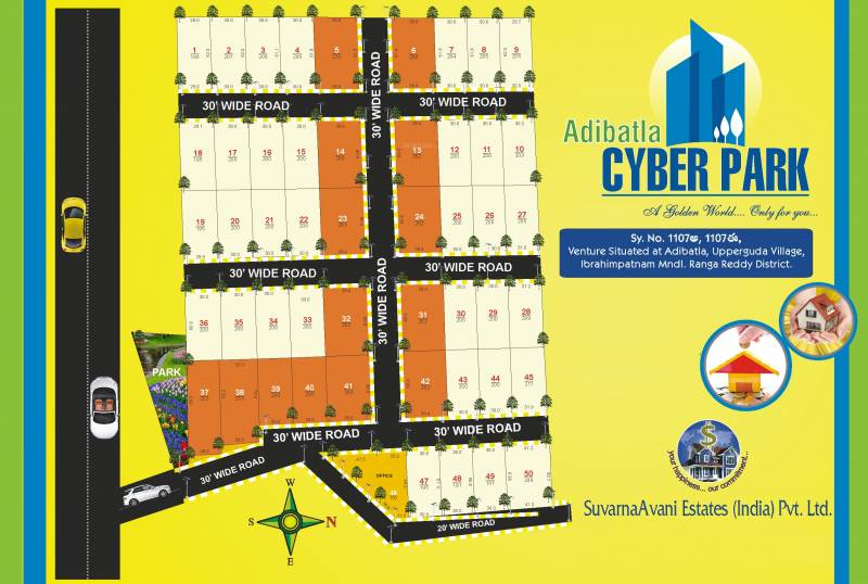 Images for Layout Plan of SuvarnaAvani Cyber Park
