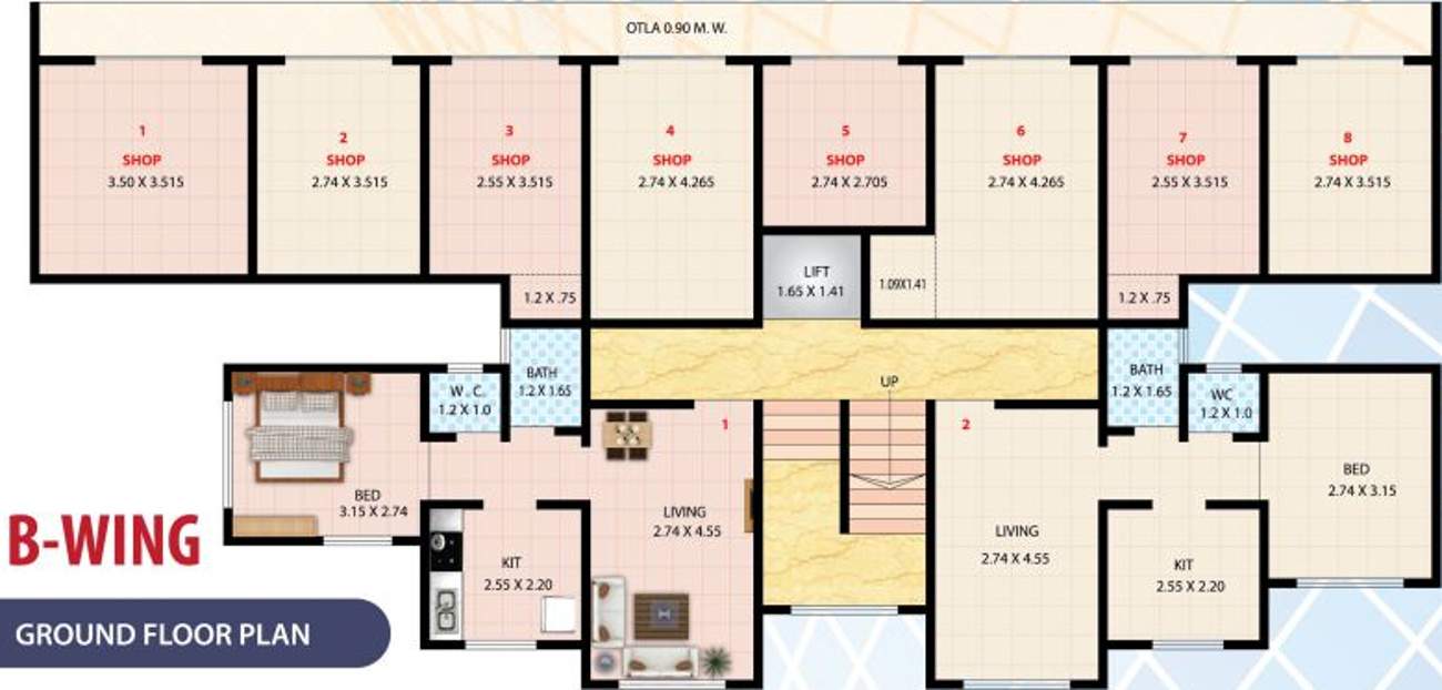 Images for Cluster Plan of Parshwanath Realty Mumbai Indra Vihar
