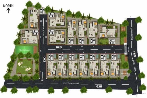Images for Layout Plan of Sherna Sathyanand Enclave