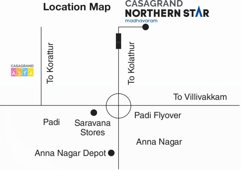 Images for Location Plan of Casagrand Northern Star
