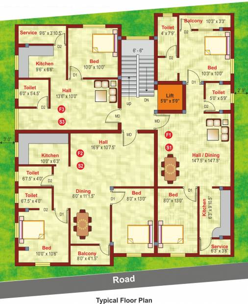 Images for Cluster Plan of Akshaya Arya Arcade