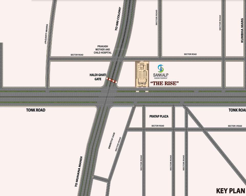  the rise Images for Location Plan of Sankalp The Rise