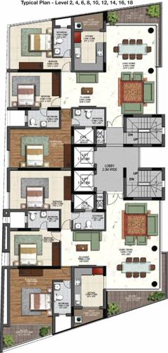  olympus Images for Cluster Plan of Casagrand Olympus