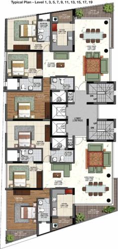 olympus Images for Cluster Plan of Casagrand Olympus