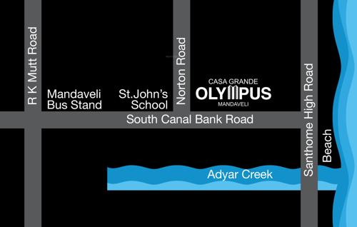  olympus Images for Location Plan of Casagrand Olympus